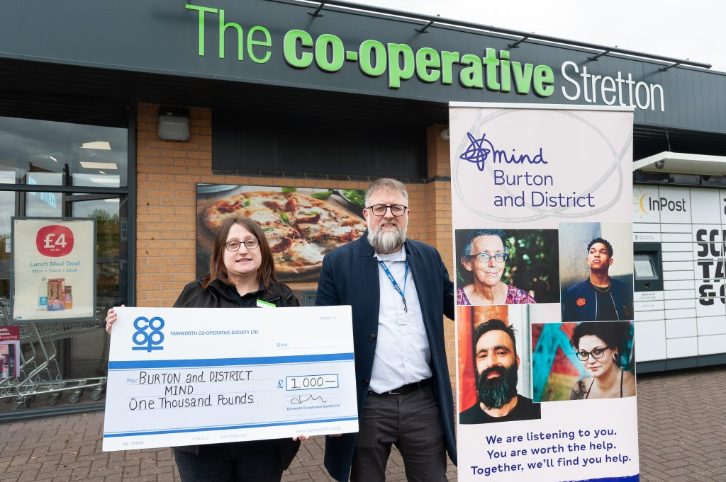 Two groups bag cash from Tamworth Co-op charity pot
