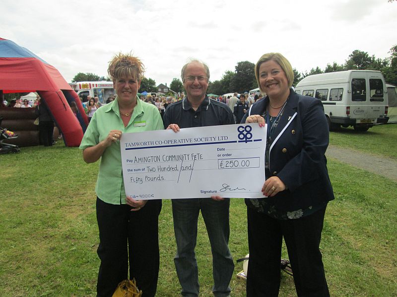Vicar praises Tamworth Co-op for its vital role with fete