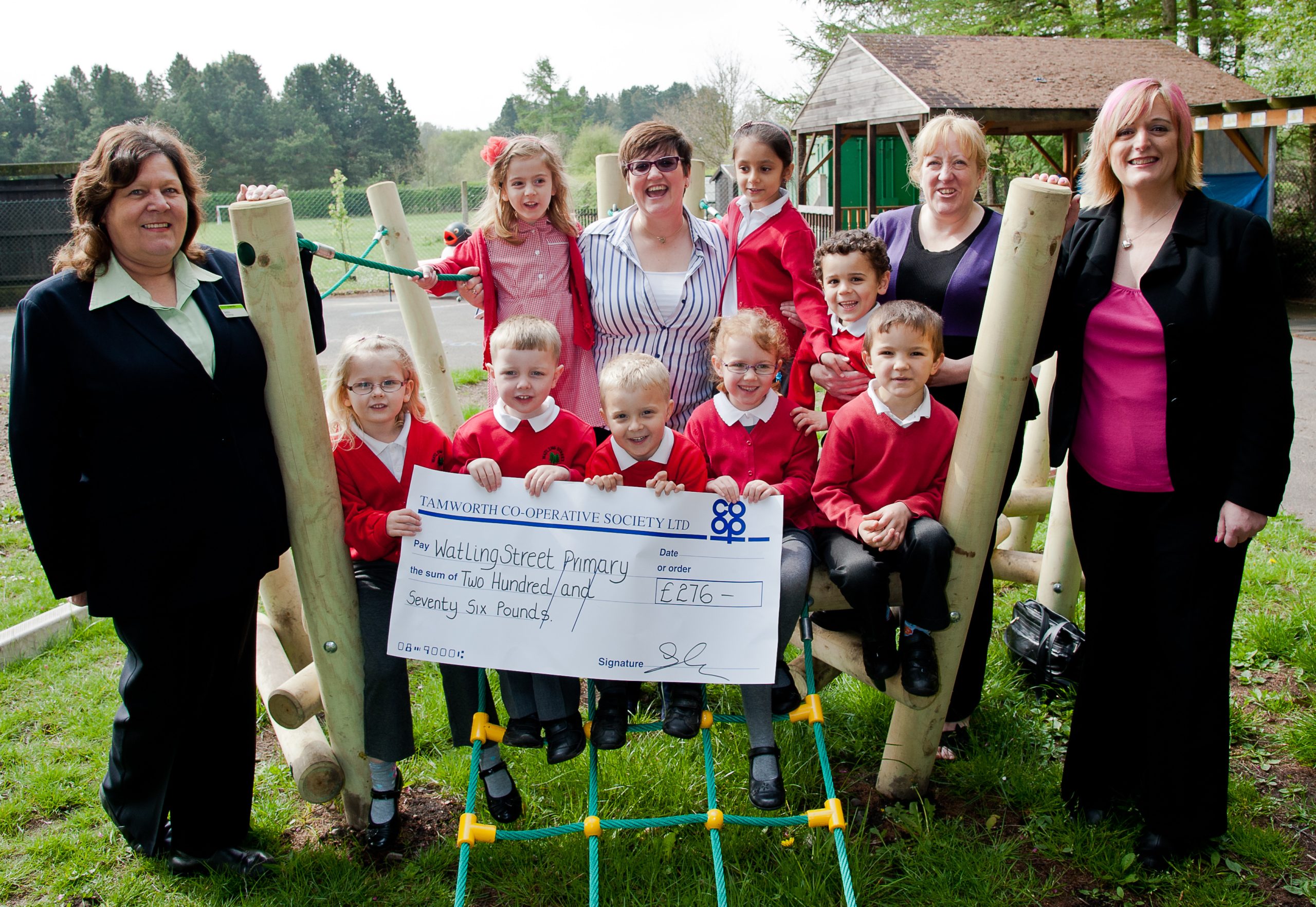 Brownhills pupils climb high  thanks to Tamworth Co-op cash
