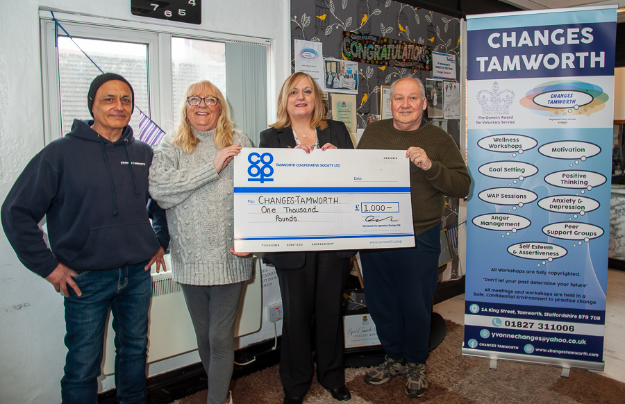 Tamworth Co-op cash will help charity meet high energy costs