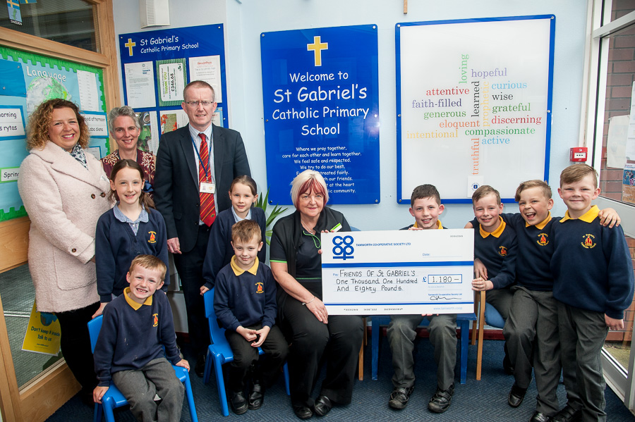 Faith school gets help from Tamworth Co-op shoppers to spread its message