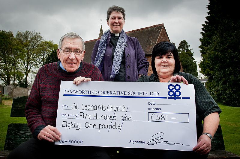 Tamworth Co-op and volunteers answer Dordon church’s prayers
