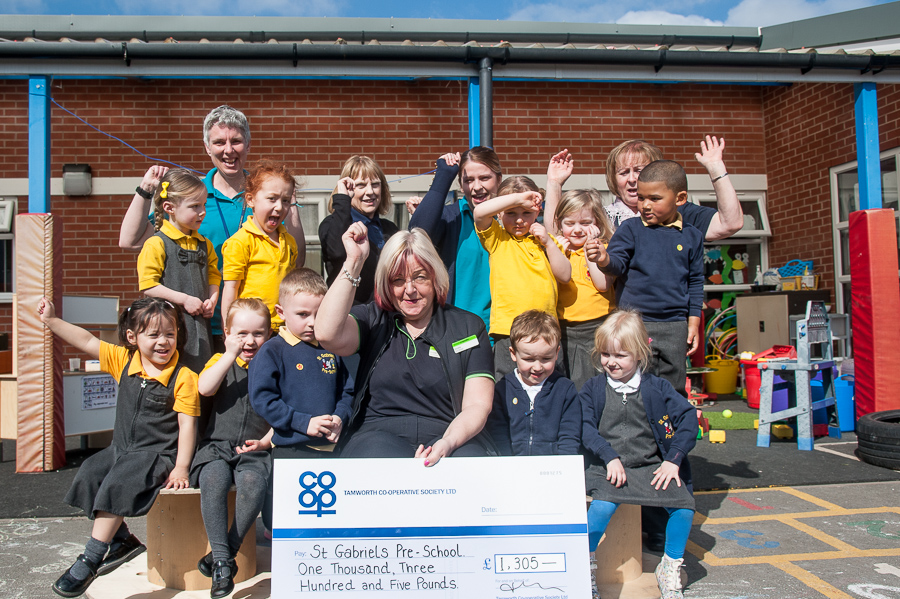 Glascote Co-op shoppers donate their dividends to raise bumper amount for pre-school