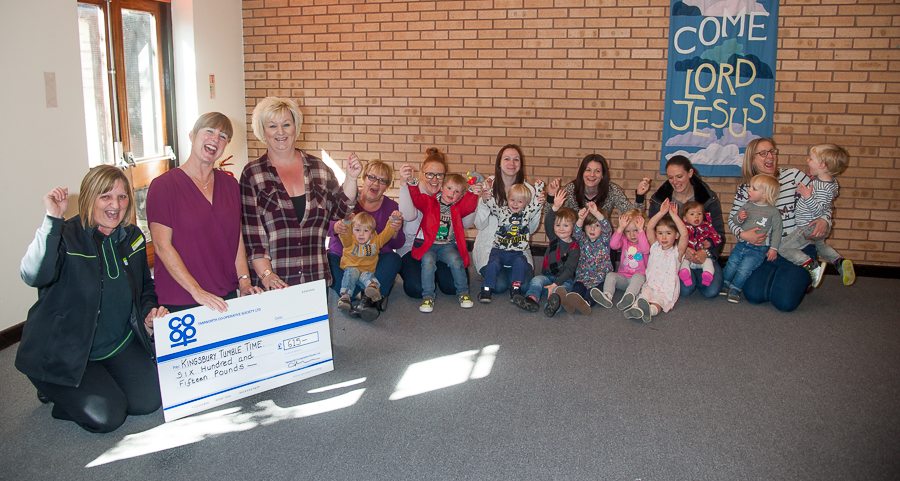 Rescued playgroup boosted by Tamworth Co-op dividends