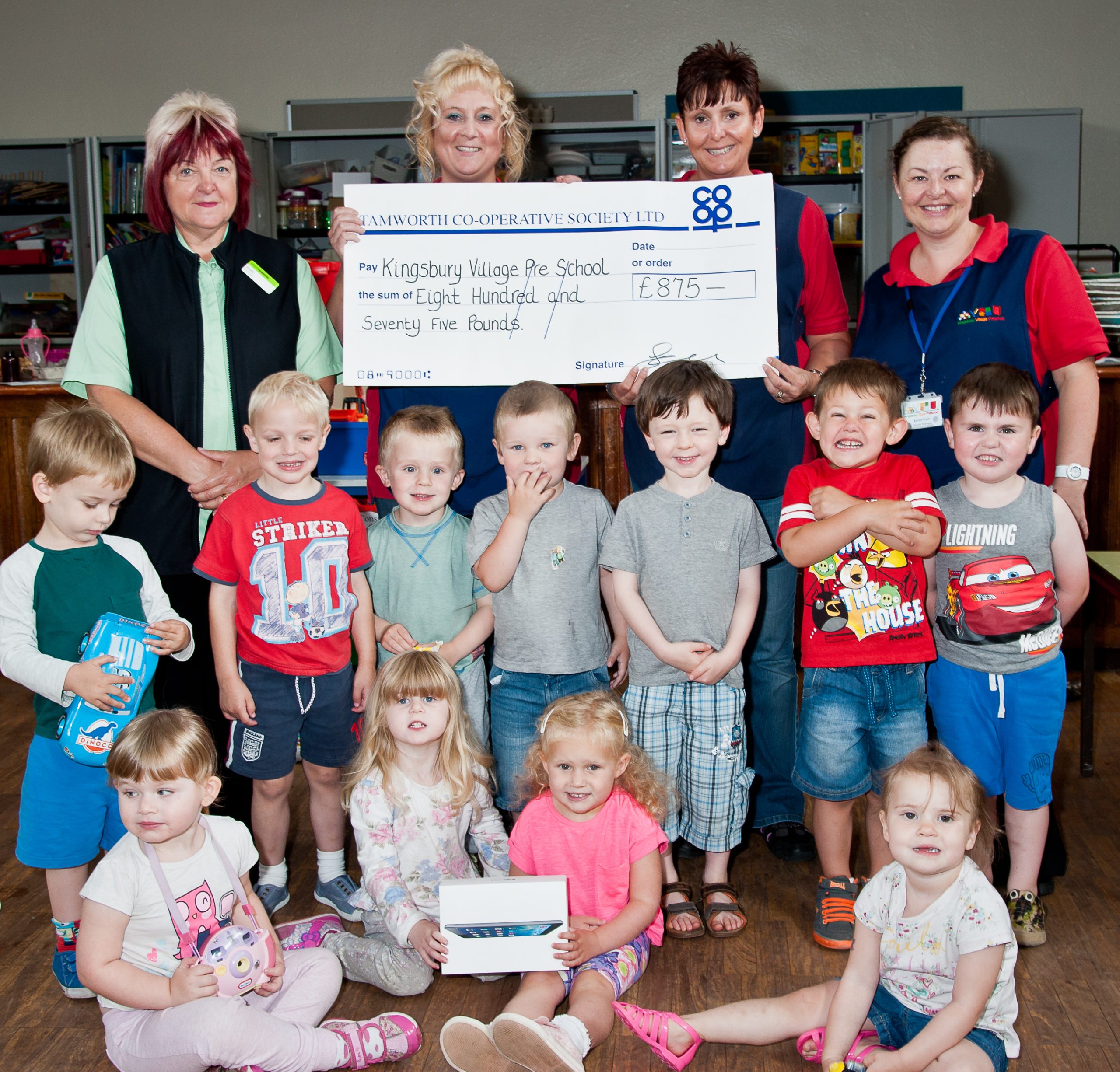 Pre-school services will be  ‘enhanced’ by Society cash