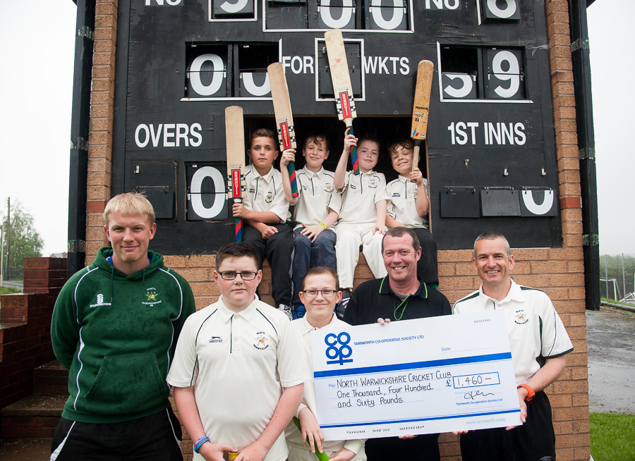 Polesworth cricket club bowled over by Tamworth Co-op cash