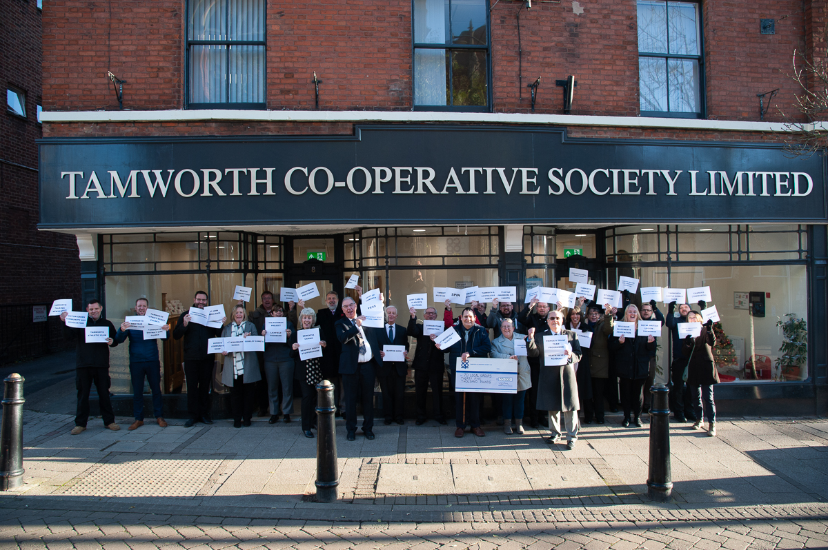 Tamworth Co-op donates £35,000 to 70 good causes to mark late Queen’s 70-year reign