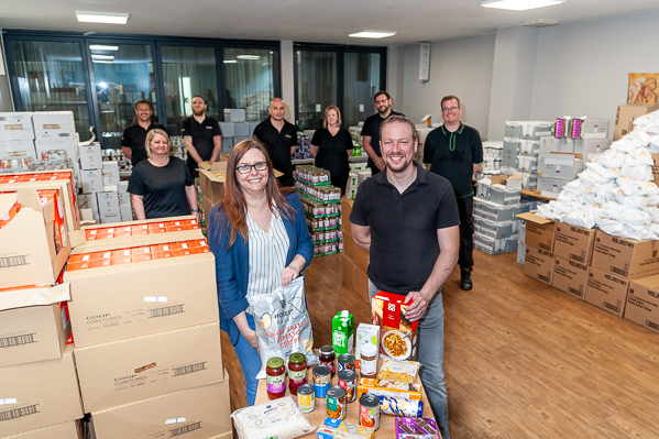 Hundreds of struggling families receive free emergency food parcels from Tamworth Co-op