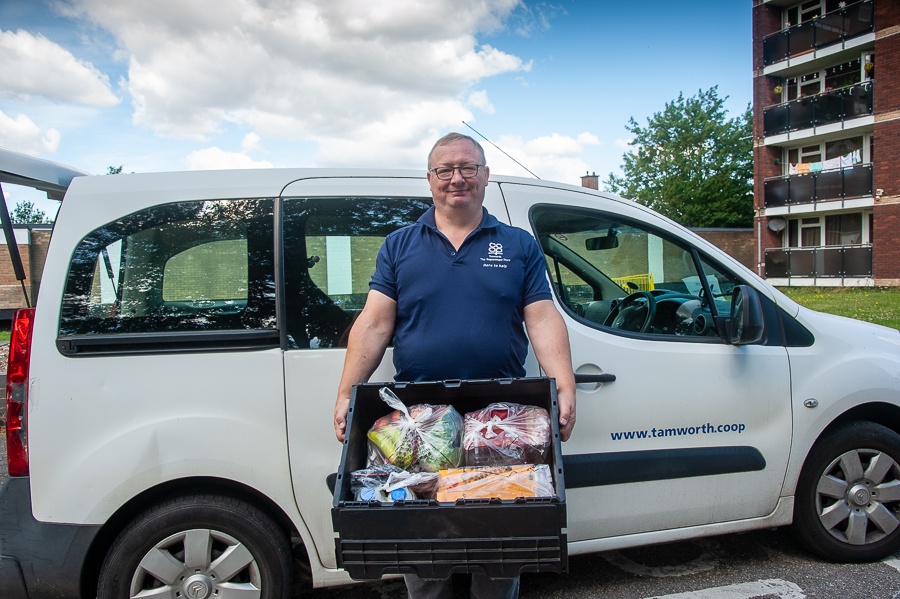 Historic Tamworth Co-op home delivery service proves a lifeline during 21st century corona crisis