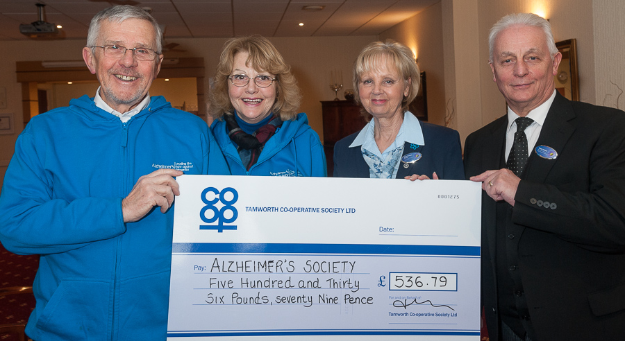 Churchgoers put nearly £1,000 in collection plates at Tamworth Co-op memorial service