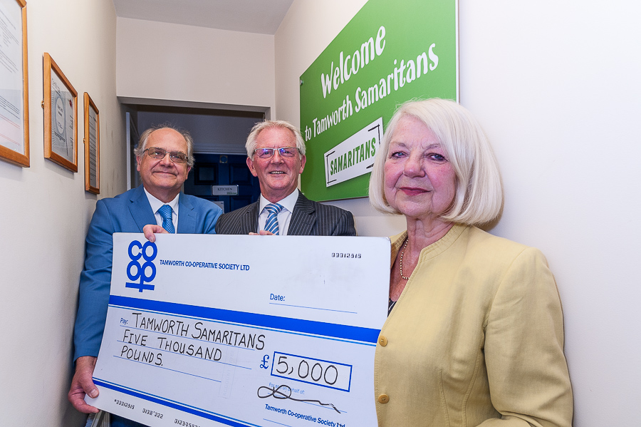Samaritans stunned by record donation from Tamworth Co-op