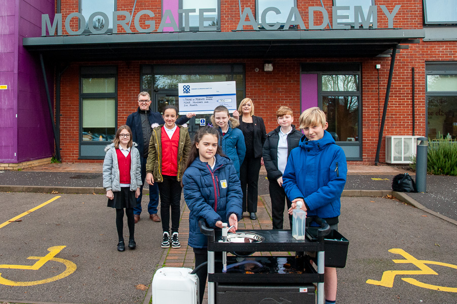 Shoppers’ ‘divi’ money helps keep pupils safe during Covid
