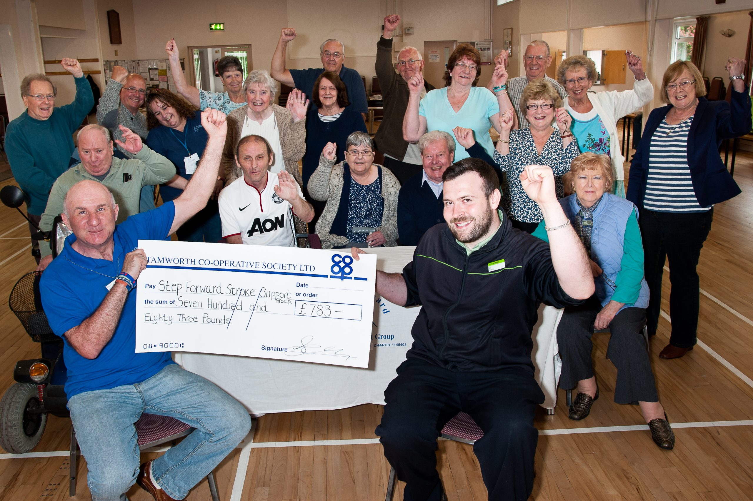 Tamworth Co-op cash will help stroke victims to recover