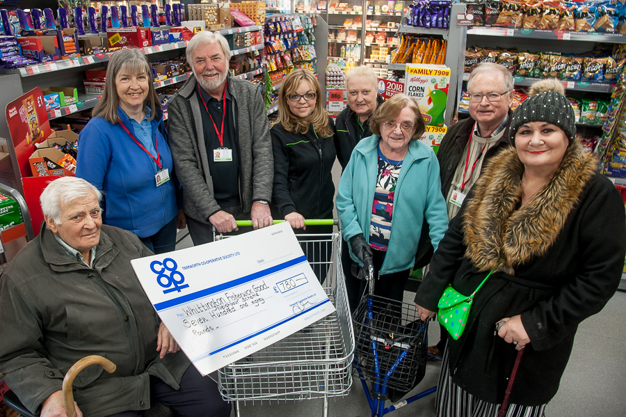 One good turn leads to another as good neighbours get cash from Whittington Co-op