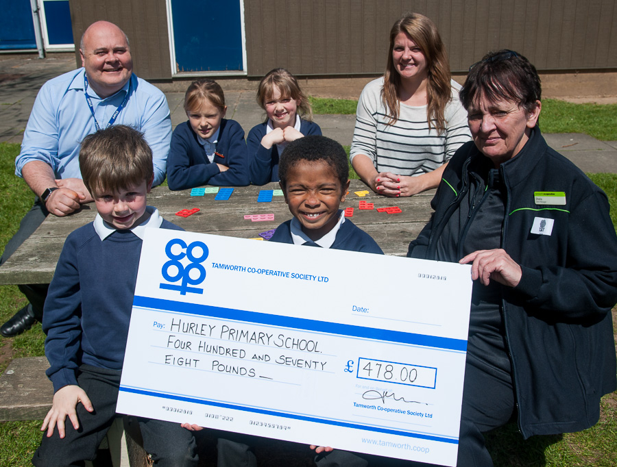 Hurley pupils can ‘count’ on Tamworth Co-op support
