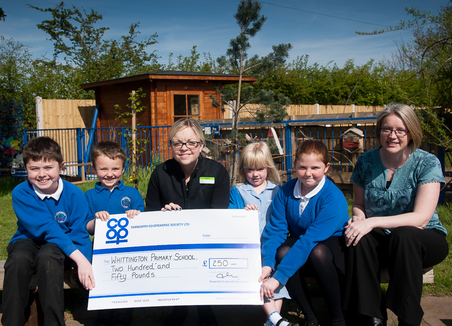 Generous shoppers help Whittington pupils take their lessons outdoors